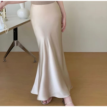 Dilla Rok Satin Skirt Series Premium Rok Satin Panjang Maxi Skirt Perempuan