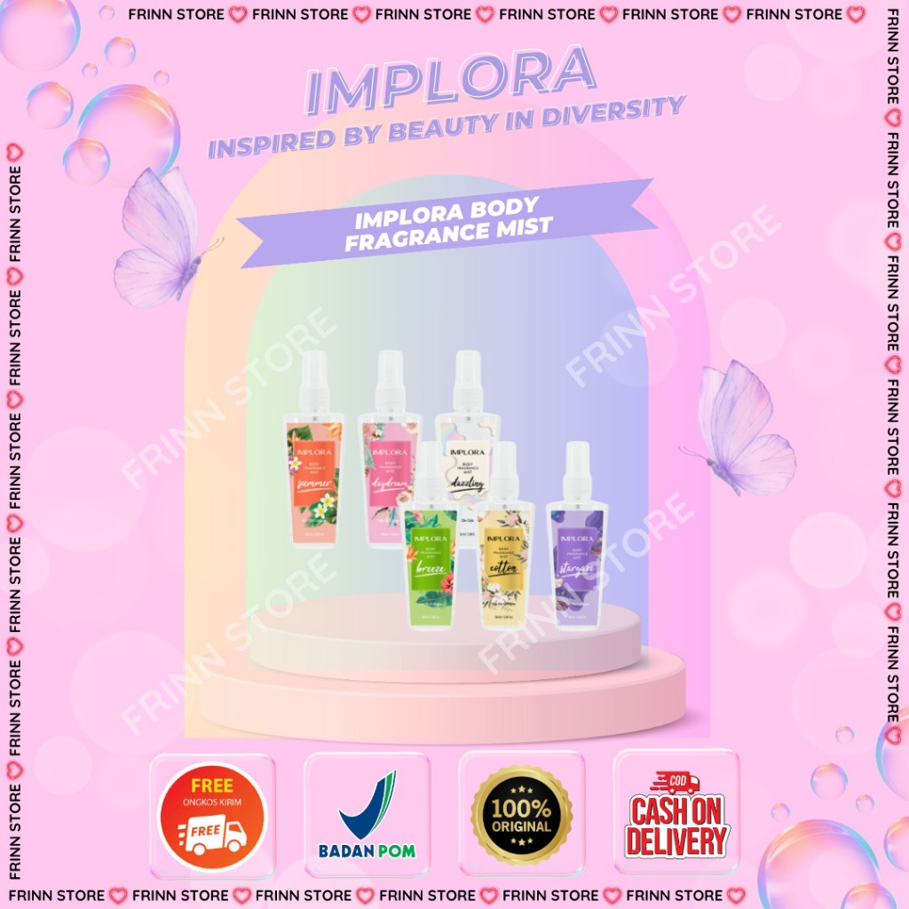 Jual IMPLORA - BODY FRAGRANCE MIST 100ML ALL VARIANT | Shopee Indonesia