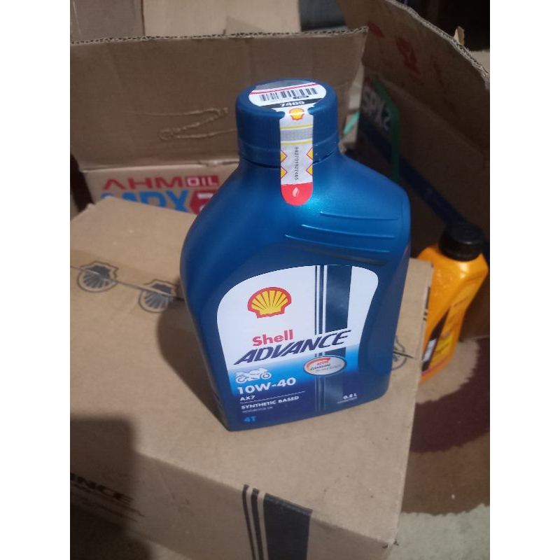 Jual OLI SHELL ADVANCE 10W-40 AX7 4 TAK | Shopee Indonesia