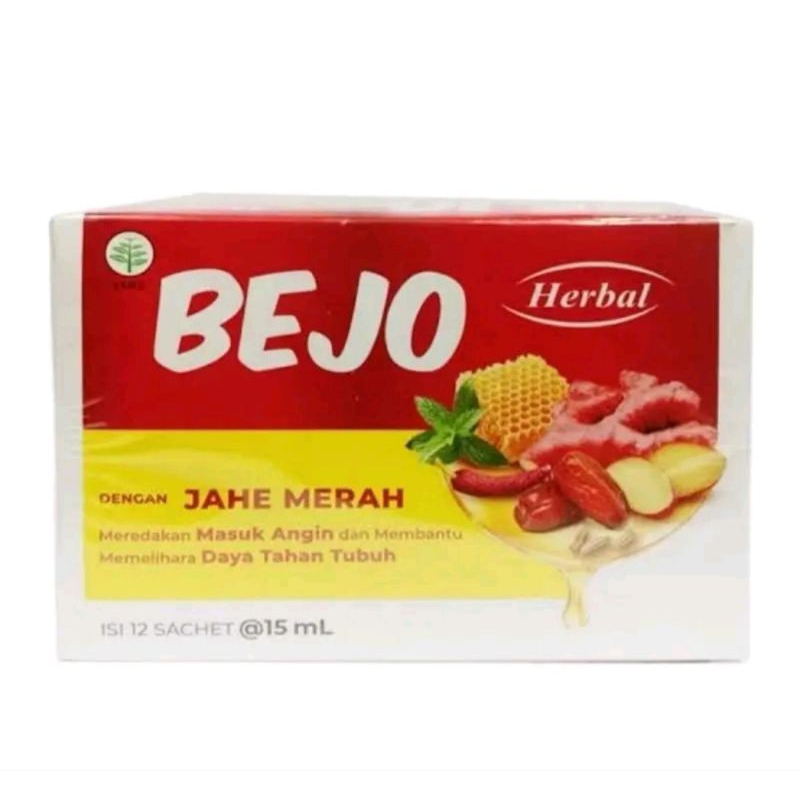 Jual Bejo Jahe Merah perbox isi 12 Sachet | Shopee Indonesia