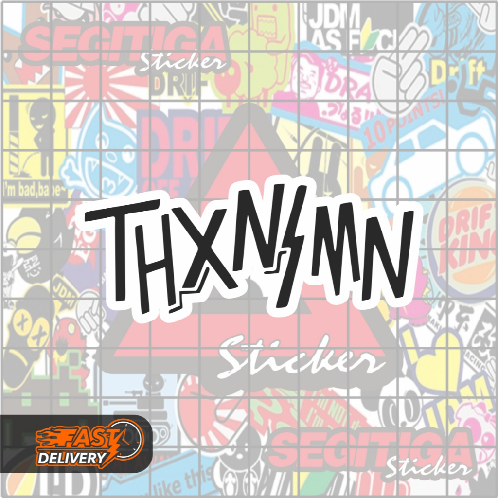Jual Sticker Thanksinsomnia Ukuran 7 x 3 Cm | Shopee Indonesia