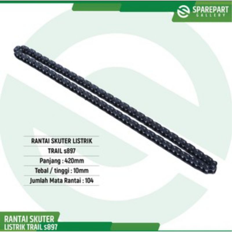 Jual Rantai skuter listrik trail type touring s897 Mr.Jackie | Shopee ...