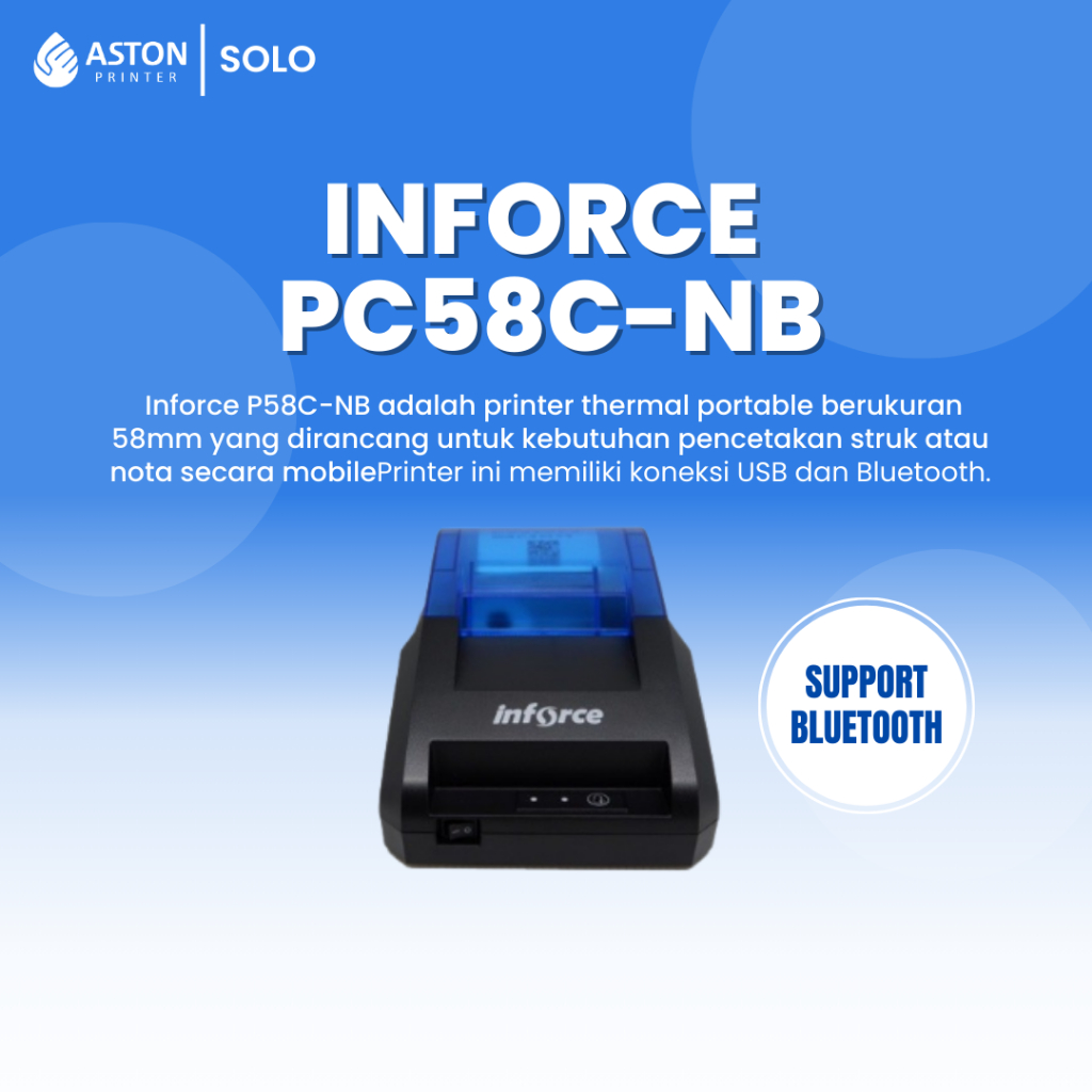 Jual Printer Thermal Inforce PC58C-NB | Shopee Indonesia