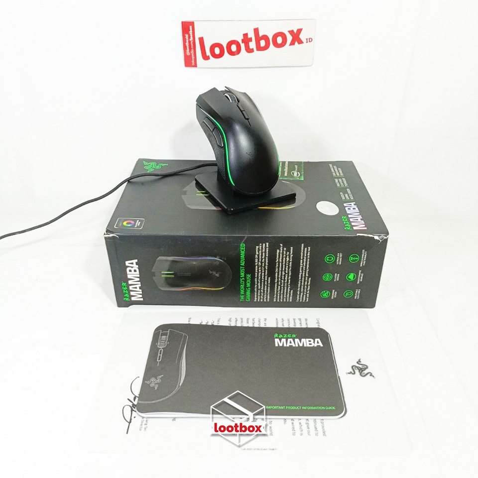 Jual Right Handed Ergonomic Gaming Mouse Razer Mamba Wireless 2013 ...