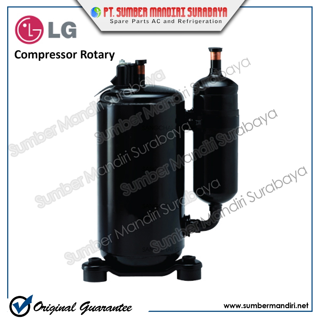 Jual COMPRESSOR AC LG ROTARY (1,5PK-R410) GKN134PMA/HNA (R410A) 1PH ...