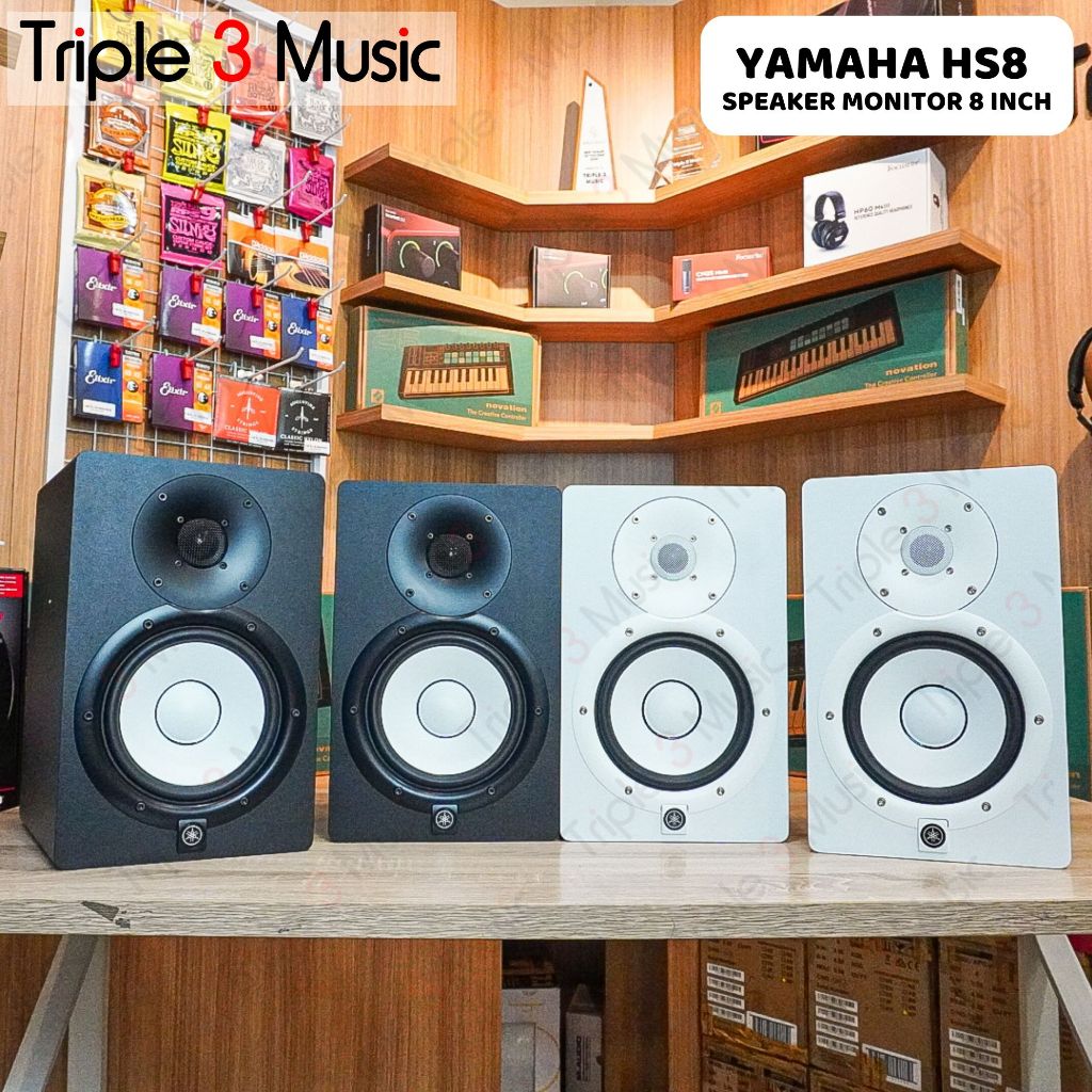 Jual Yamaha HS8 ORIGINAL Speaker Active Studio Monitor | Shopee Indonesia
