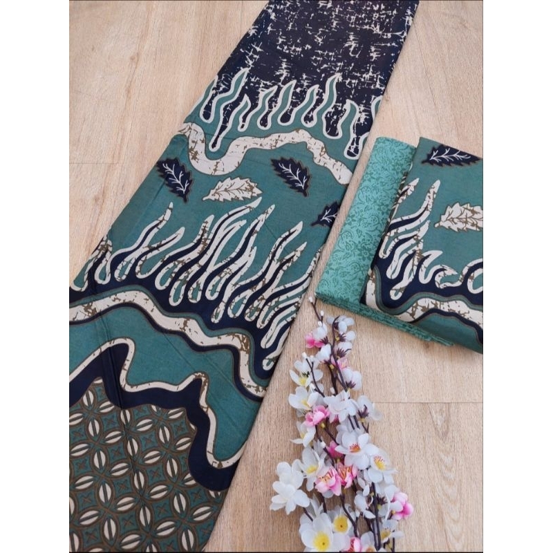 Jual KAIN BATIK KATUN WARNA HIJAU / KAIN BATIK JARIK / KAIN BATIK ROK ...
