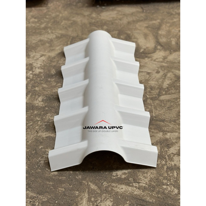 Jual Nok Atas UPVC / Top Ridge / Rabung Jawara UPVC DL86 | Shopee Indonesia