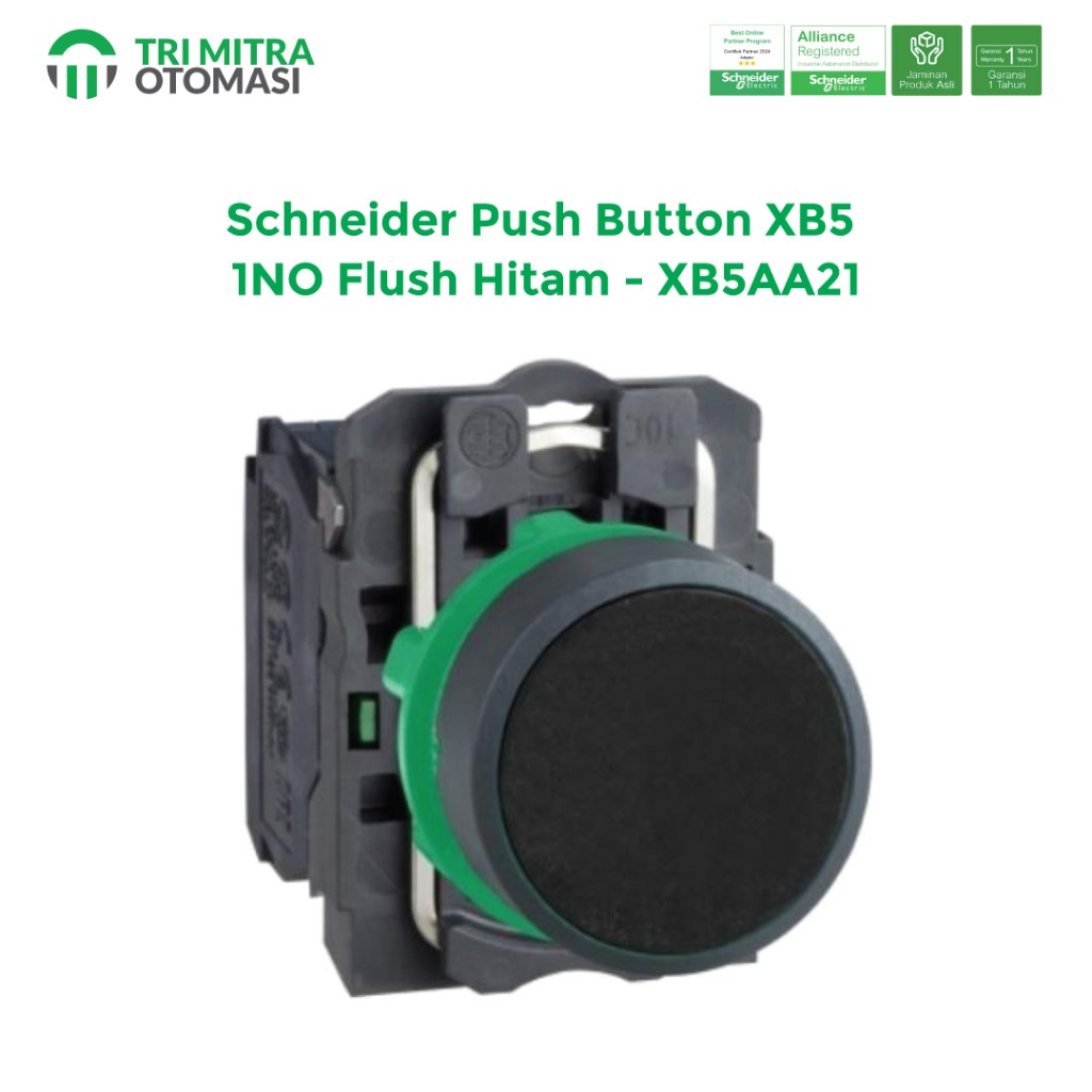 Jual Schneider Push Button XB5 1NO Flush Hitam - XB5AA21 | Shopee Indonesia