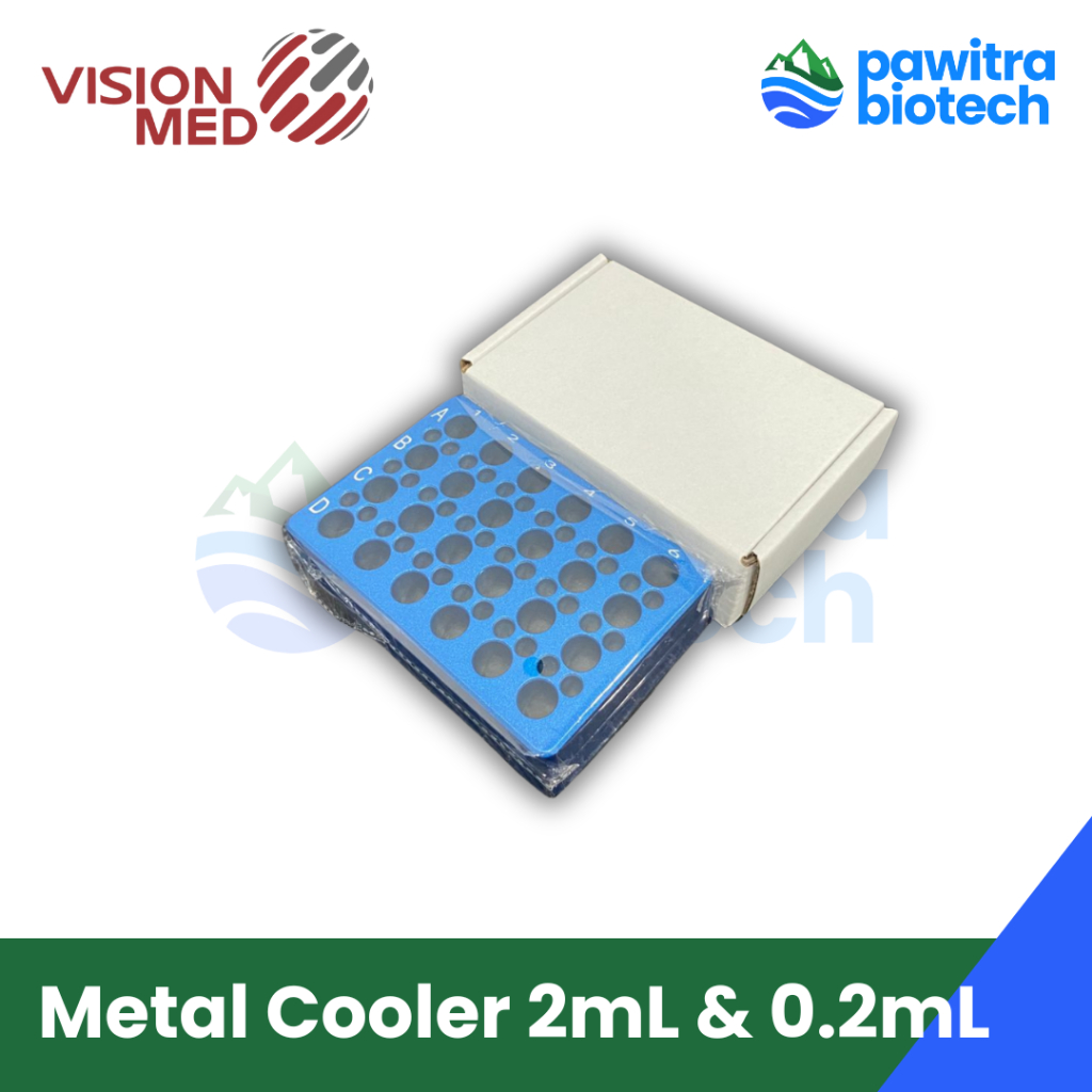 Jual Rack Aluminium Cooling Block for PCR Tube 2mL & 0.2mL 96 Well ...