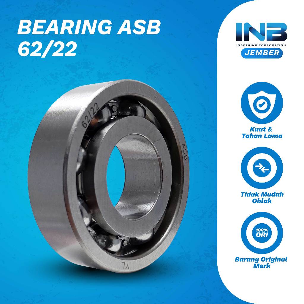 Jual Laker Bearing 62/22 ASB Bearing Roda Belakang Xeon INB Original ...