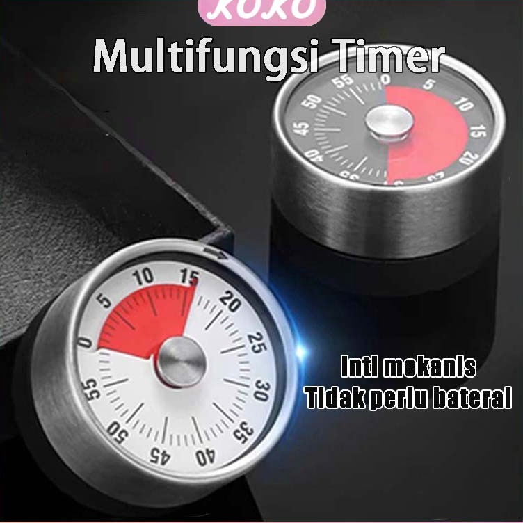 Jual KODE J2H Timer Dapur Magnet Digital Manual Putar Mechanical Timer ...