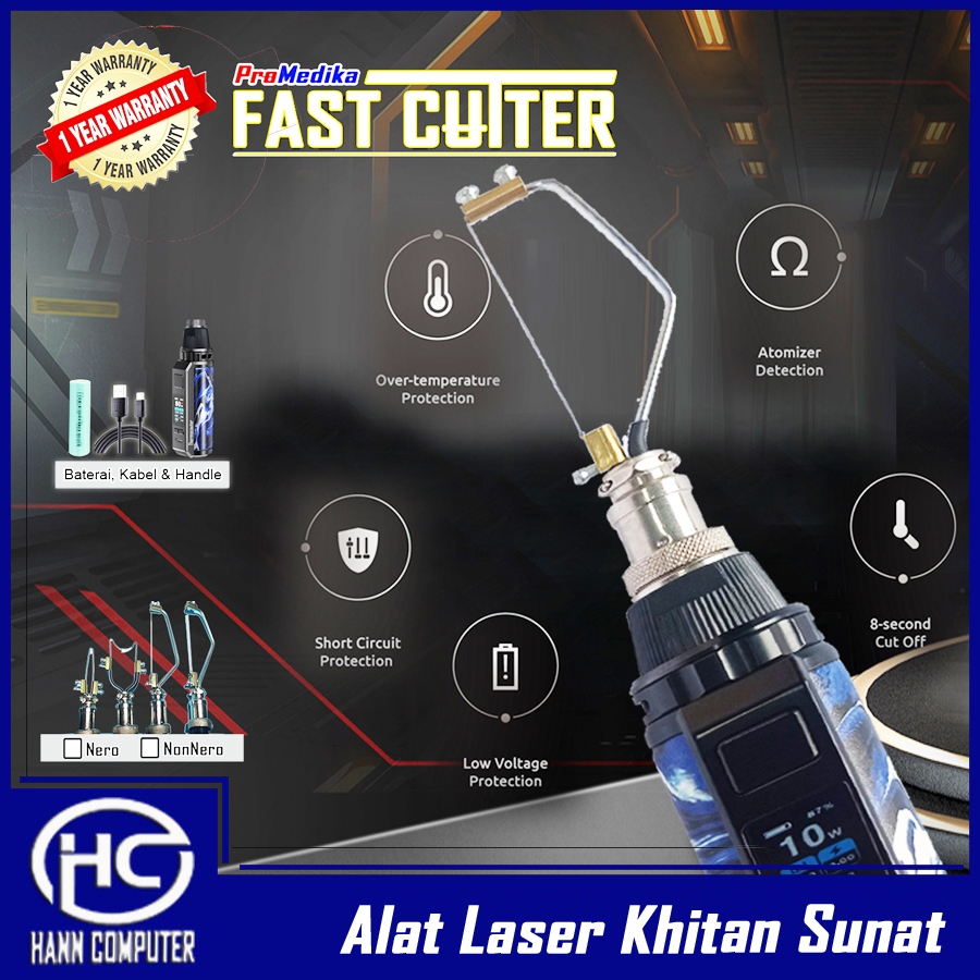Jual Laser Thermocutter Sunat/ Cauter Khitan/ FlashCut Portable ...