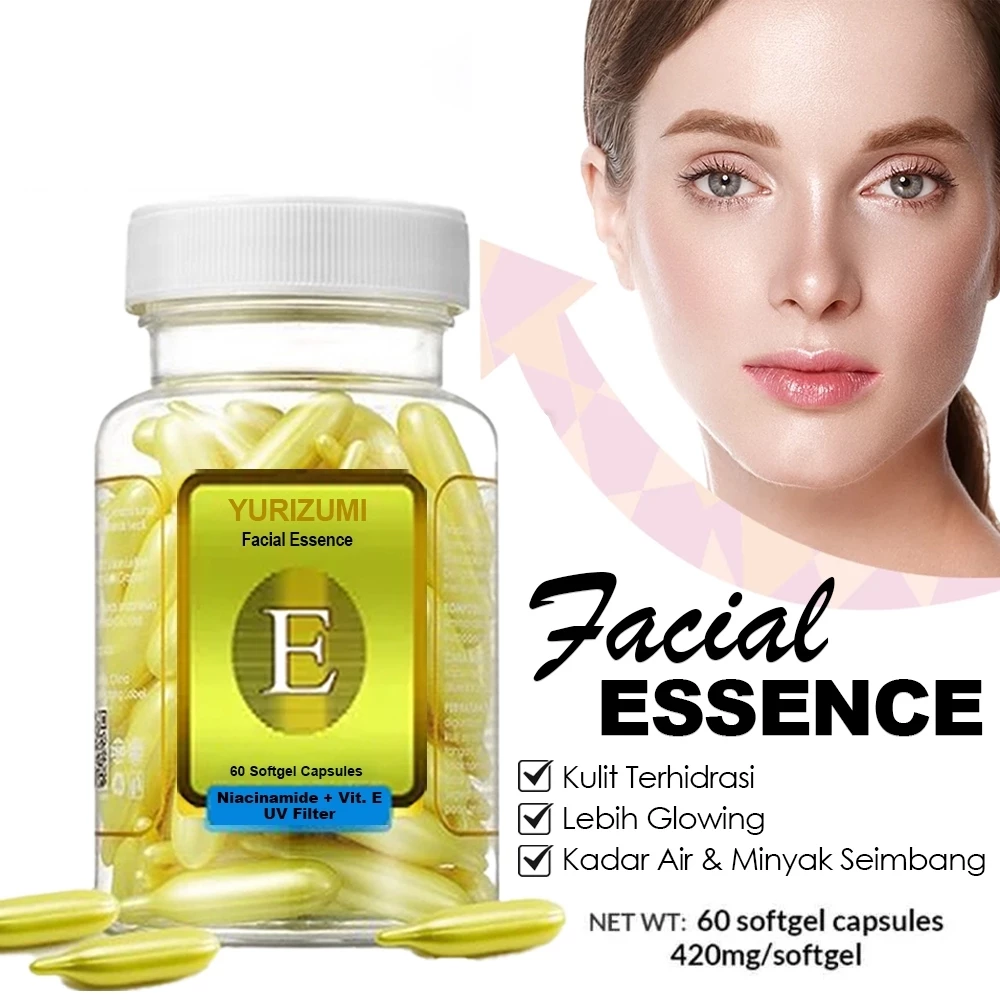 Vitamin E Facial Essence Animate Serum Wajah Ampul Anti Aging | AutoStock