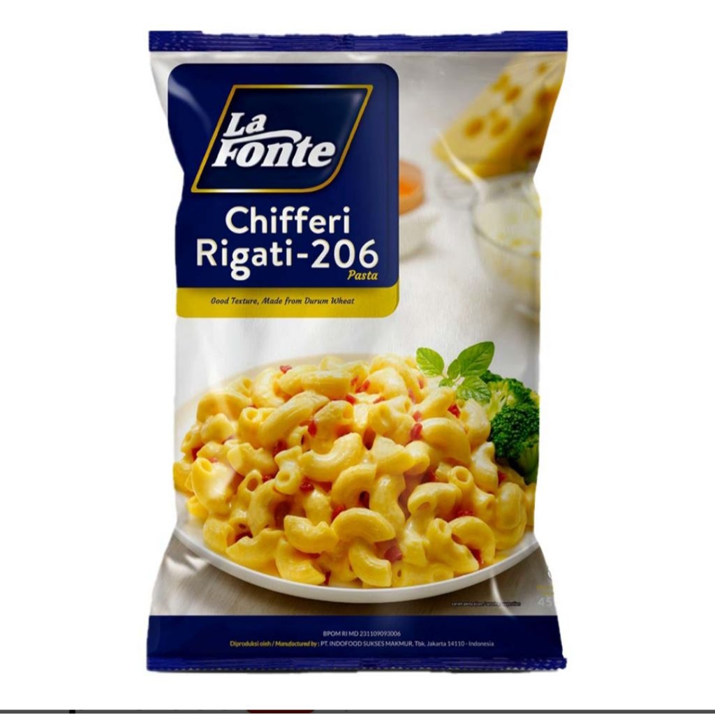 Jual Pasta La Fonte Chifferi Rigati 450g | Shopee Indonesia