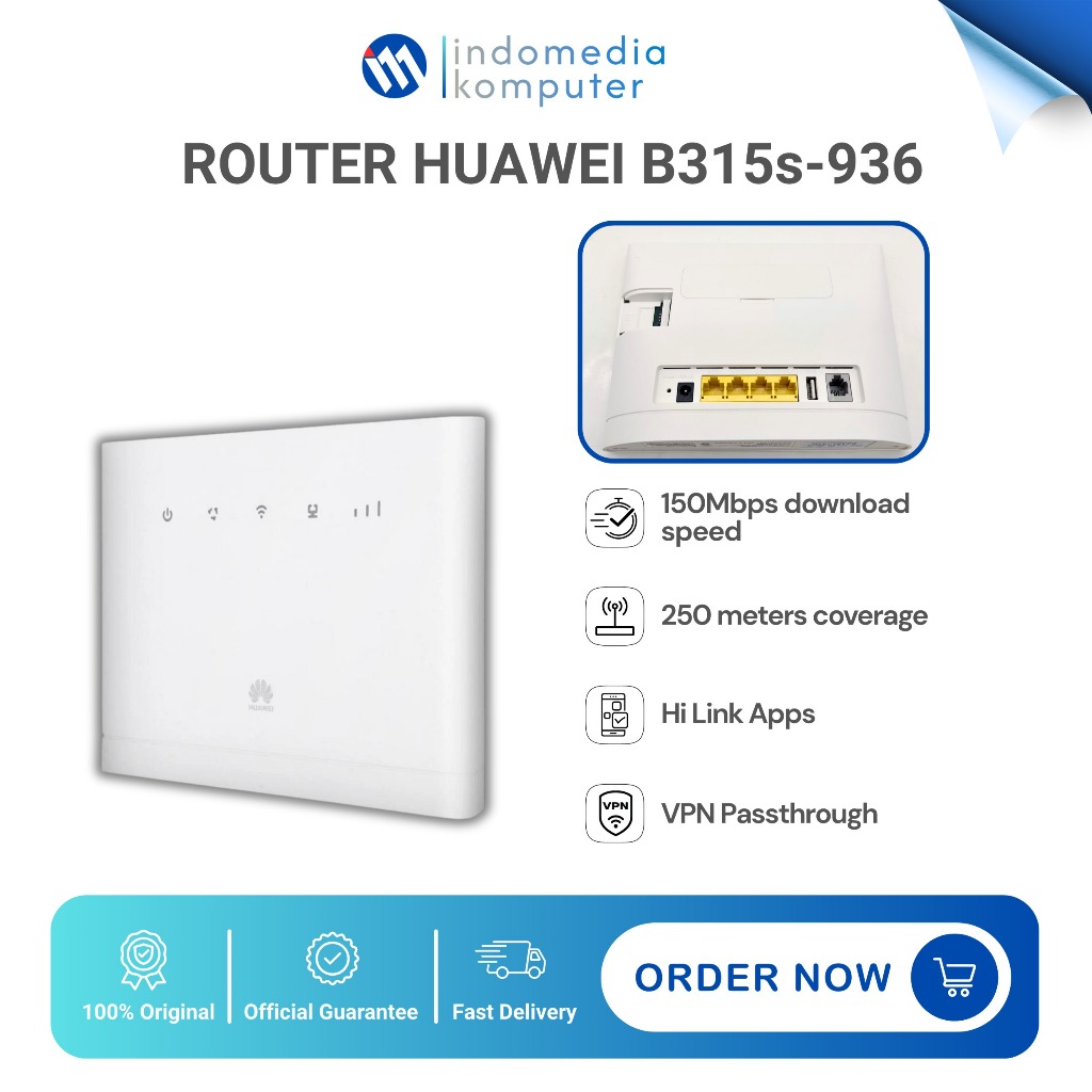 Jual Router Huawei B315-22 4G + LAN ROUTER HUAWEI B315 4G + LAN ...