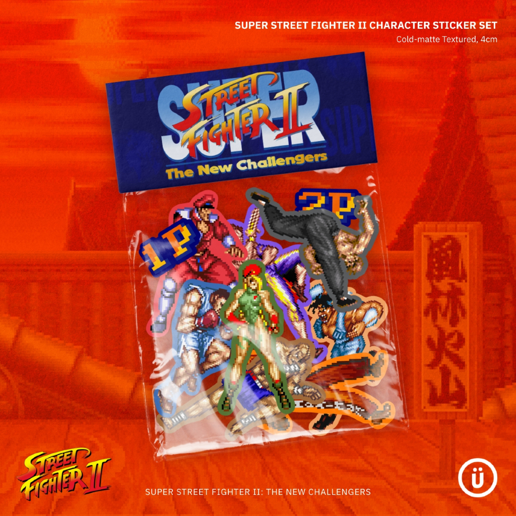 Jual Super Street Fighter II: The New Challengers - Characters Sticker ...