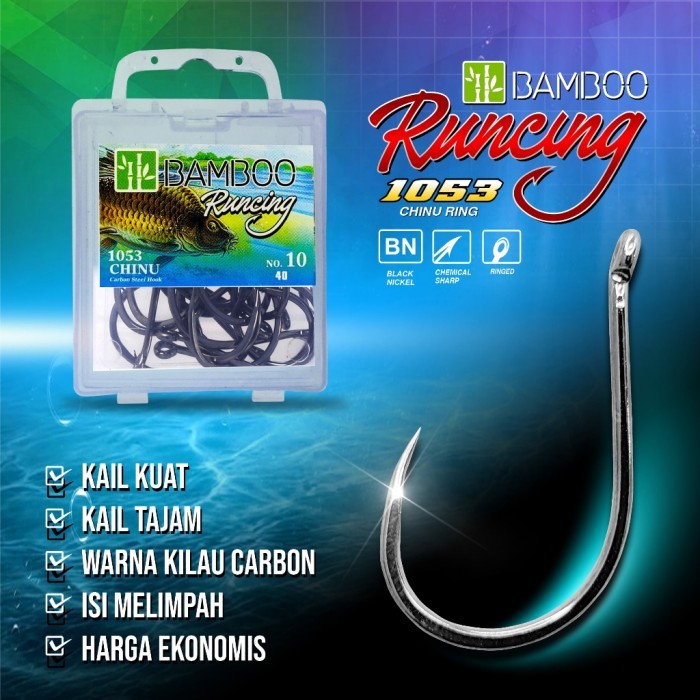 Jual Kail Bamboo Runcing 1053 Chinu Ring Kail Kuat Ukuran Besar ...