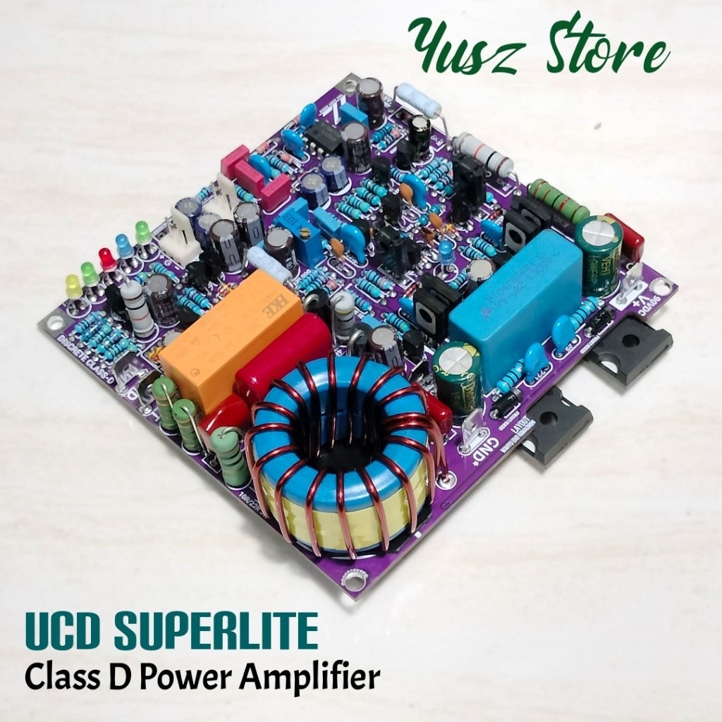 Jual UCD Superlite Tanpa Heatsink Class D Discrete Kit Power Amplifier ...