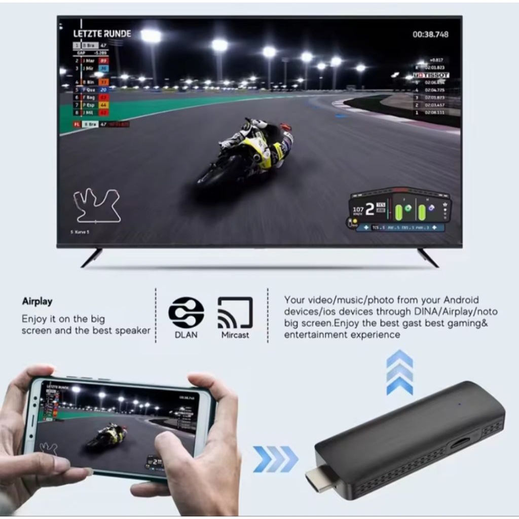 Jual Smart TV Stick Digital TV Stick Android TV Stick Netflix/YouTube ...