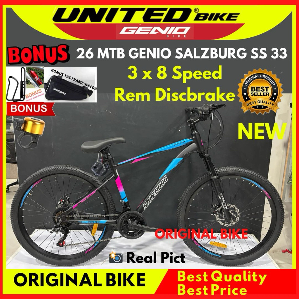 Genio Gts M3 Mountain Bike Price Jual Sepeda Gunung 26 MTB Genio