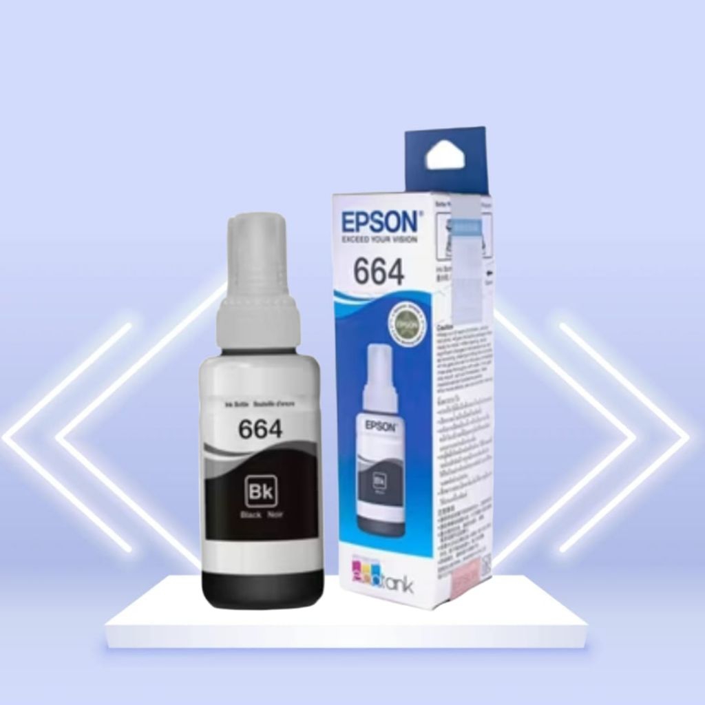 Jual Tinta Epson 664 Black Dan 664 Colour ( C M Y ) Original | Shopee ...