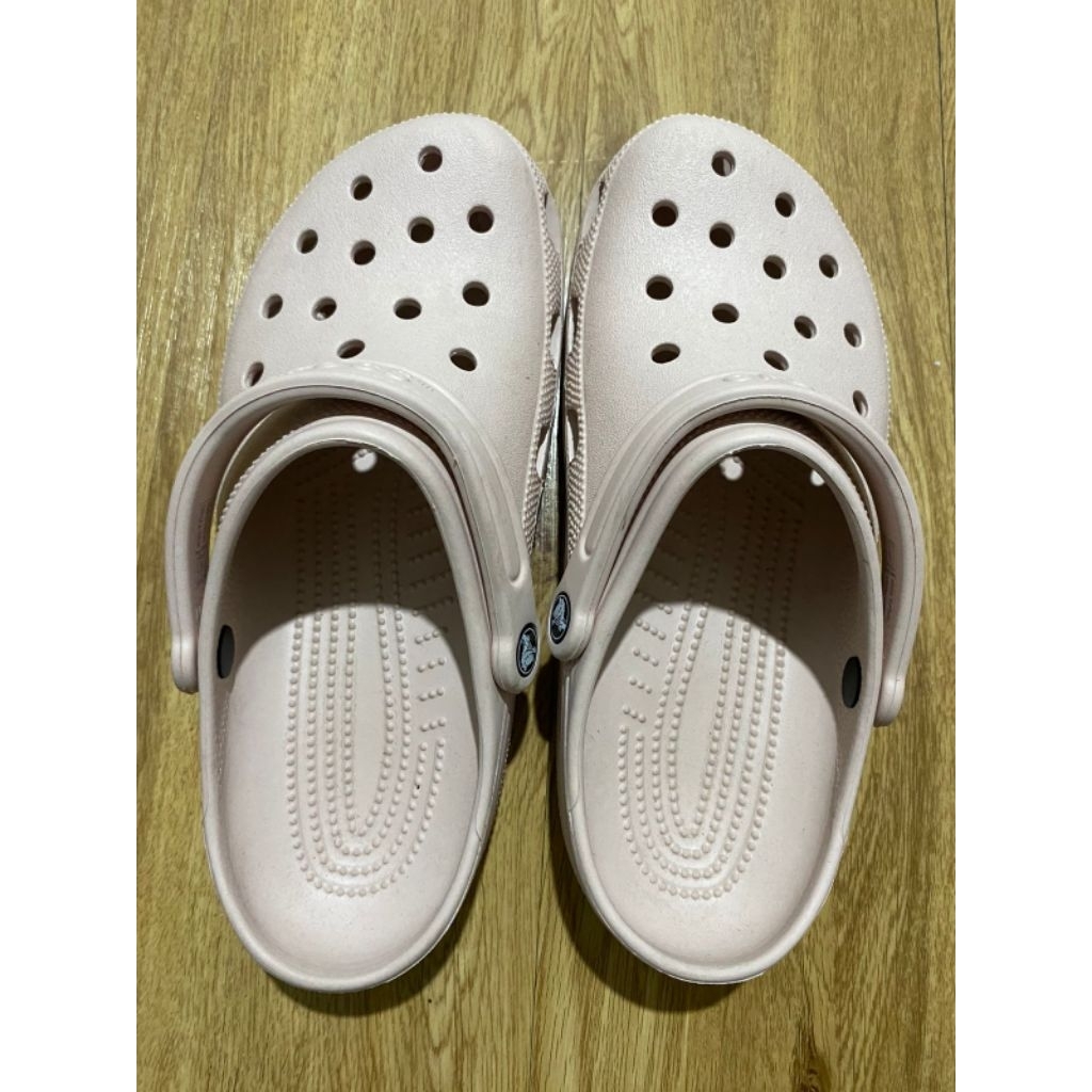 Jual preloved crocs original classic warna pink quartz | Shopee Indonesia
