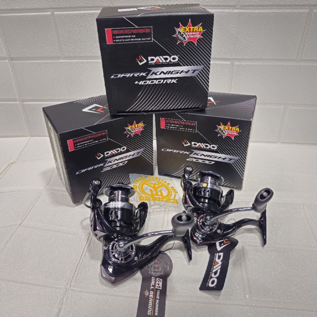 Jual Reel Daido Dark Knight Update Versi/Waterproof 8.0 | Shopee Indonesia