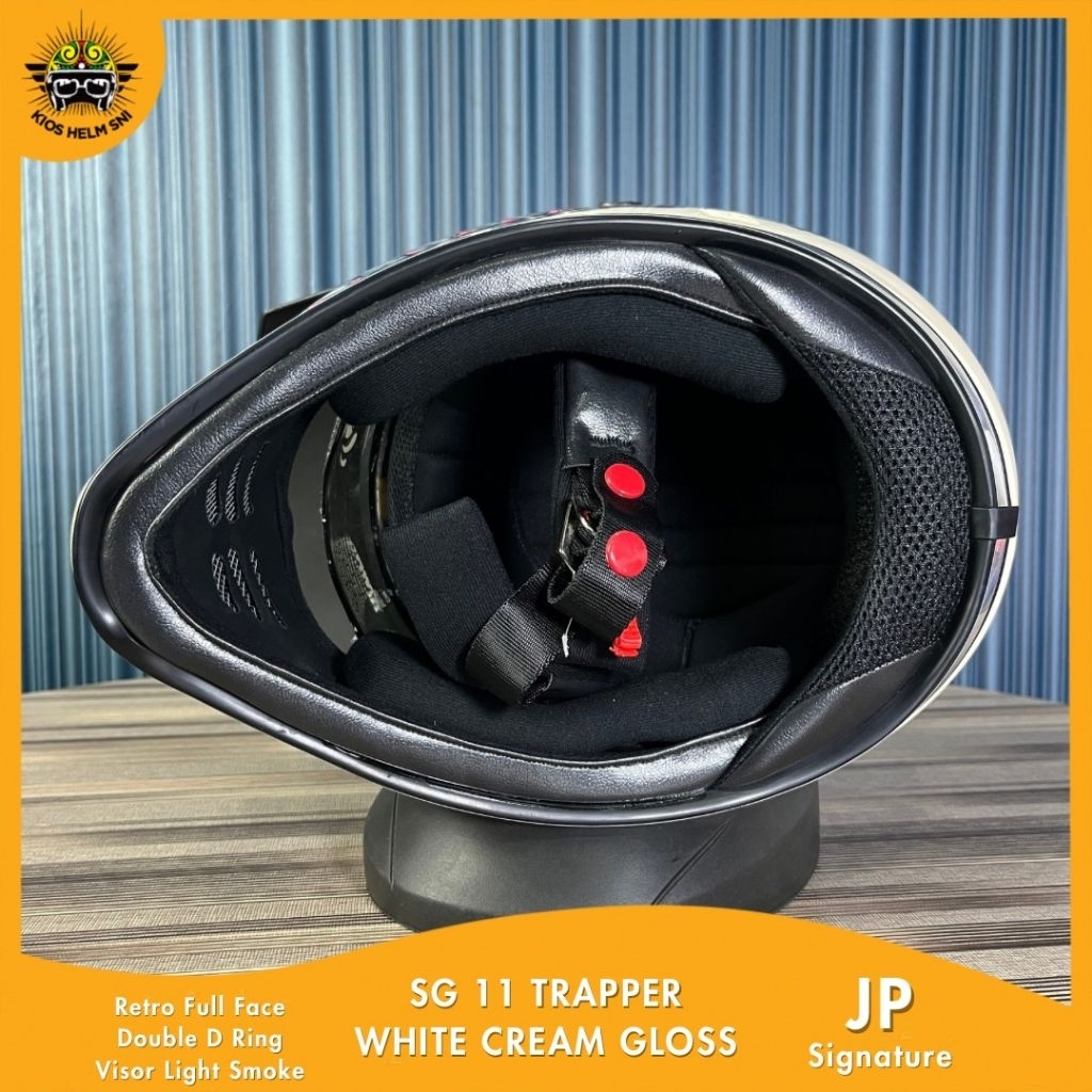 Jual JP Signature motif Helm full face retro | Shopee Indonesia