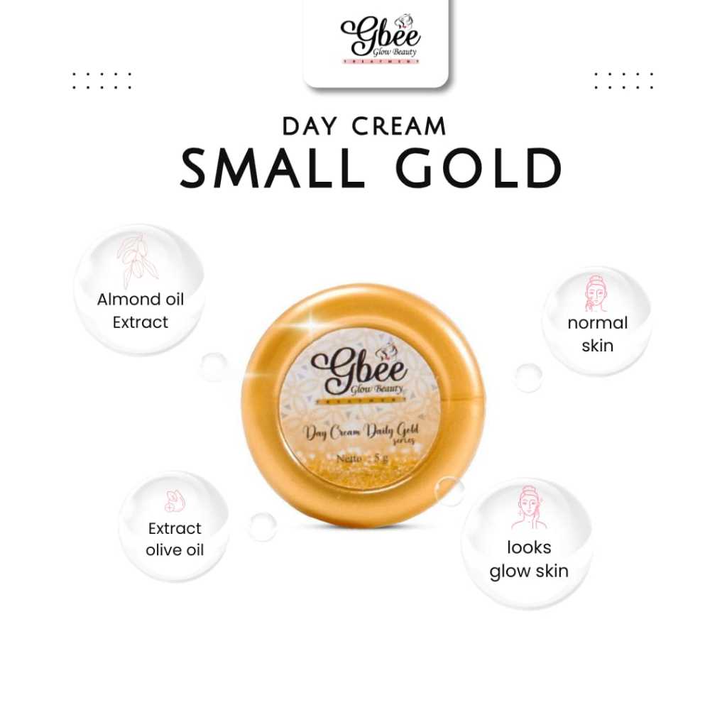 Jual Gbee Glow Beauty Day Cream Gold Kinclong Small 6 gr 2x Lebih Cerah ...