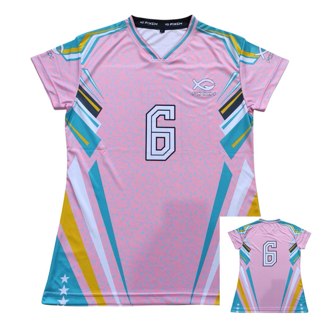 Jual JERSEY VOLI WANITA FULL PRINTING KAOS VOLLY CEWE Shopee