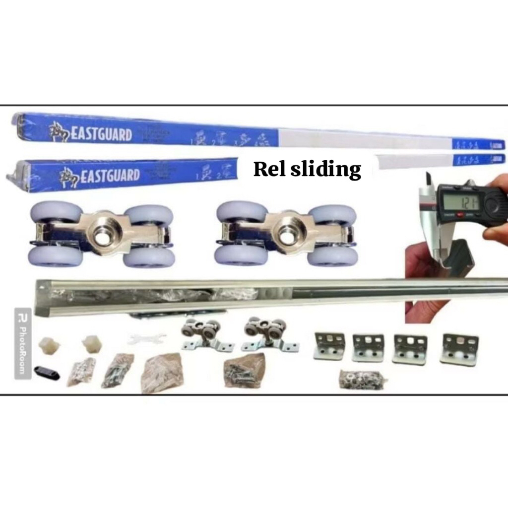 Jual PINTU SLIDING / PINTU GESER HMR | SATU SET PINTU + REL + KUNCI ...