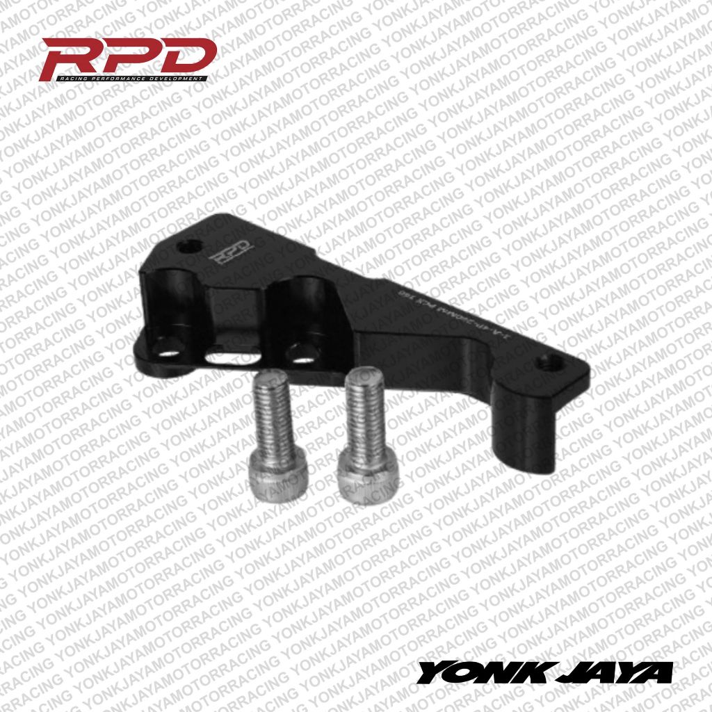 Jual RPD ALUMUNIUM CNC BRACKET CALIPER AXIAL FOR 260MM PCX160 BLACK ...
