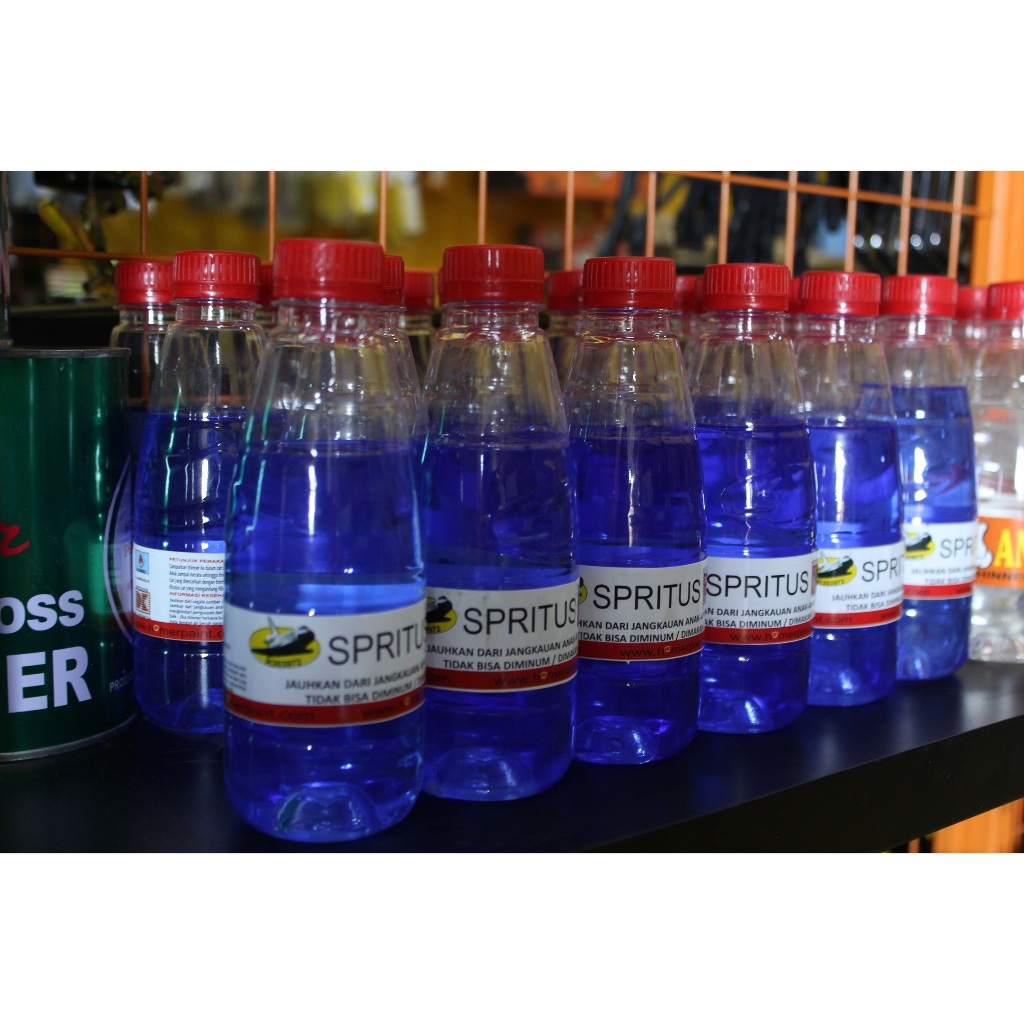 Jual spritus botol cair warna biru / spirtus warna biru 250ml. [B][# ...