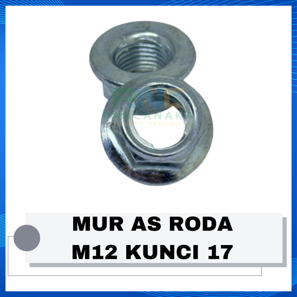 Jual Mur As Roda M12 Kunci 17 | Shopee Indonesia