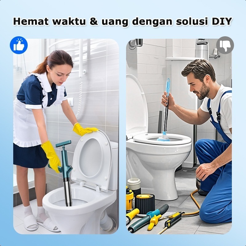 Jual Drive Forge Pompa WC Mampet Penyedot WC Fleksibel Pump ...