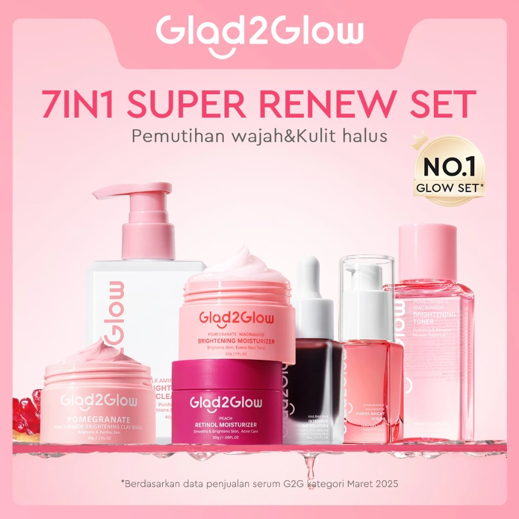 Glad2Glow Renew Bundle 7-in-1 dengan Diskon 10% Sekarang!