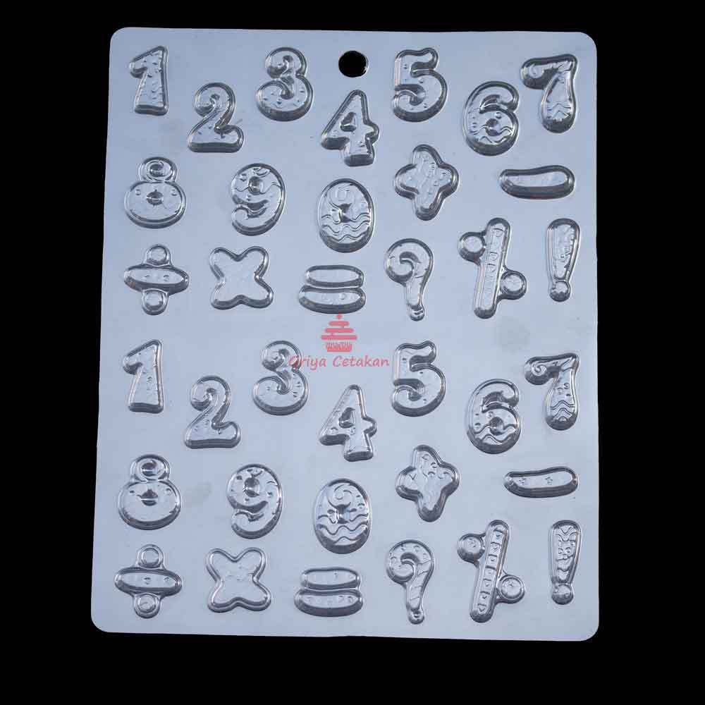 Jual GC Cetakan Coklat Craft Angka Etnik Plastik | Shopee Indonesia