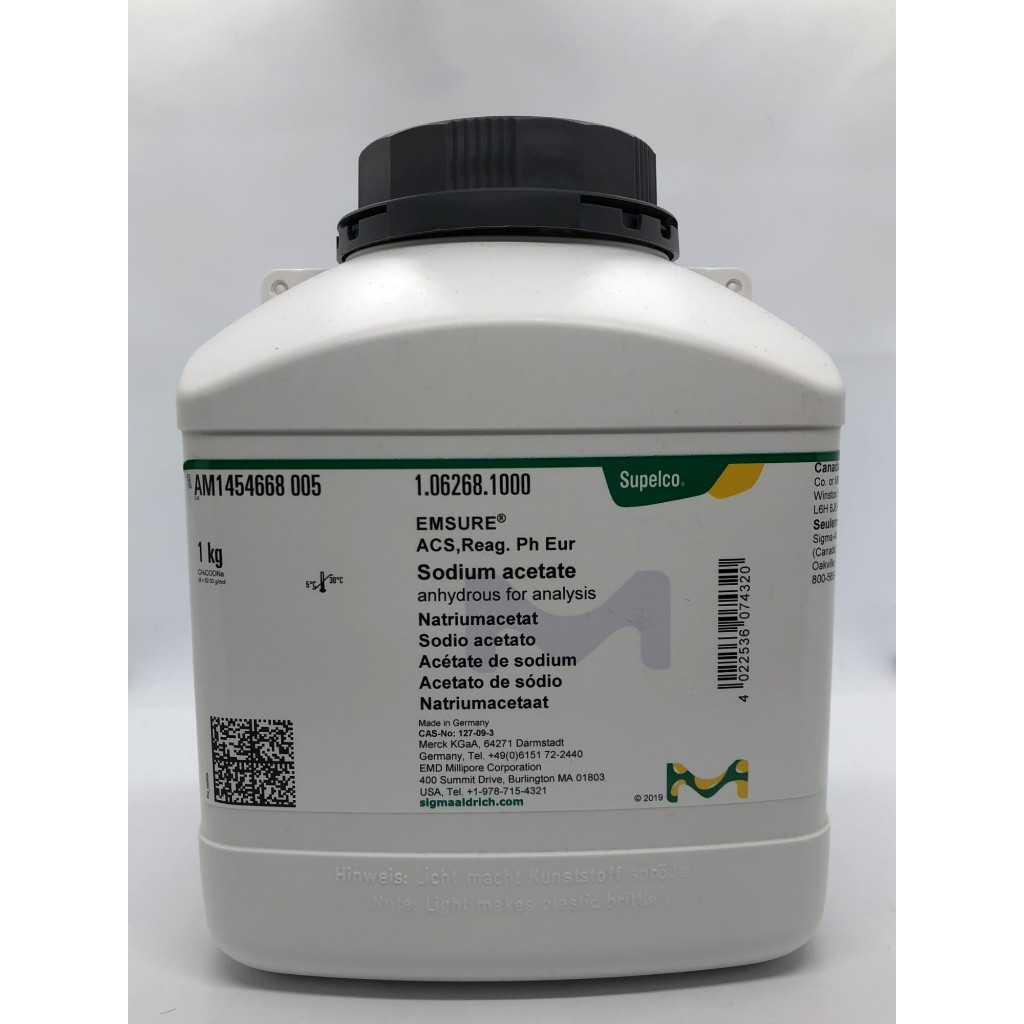 Jual Natrium Asetat Anhidrat / Sodium Acetate Anhydrous / CH3COONa Pro ...