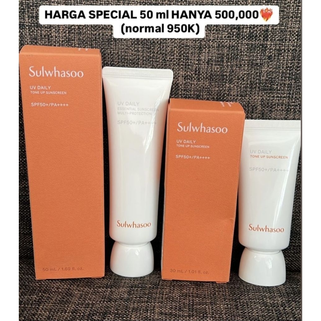 Jual Sulwhasoo UV Daily Essential Uv Daily Toneup | Shopee Indonesia