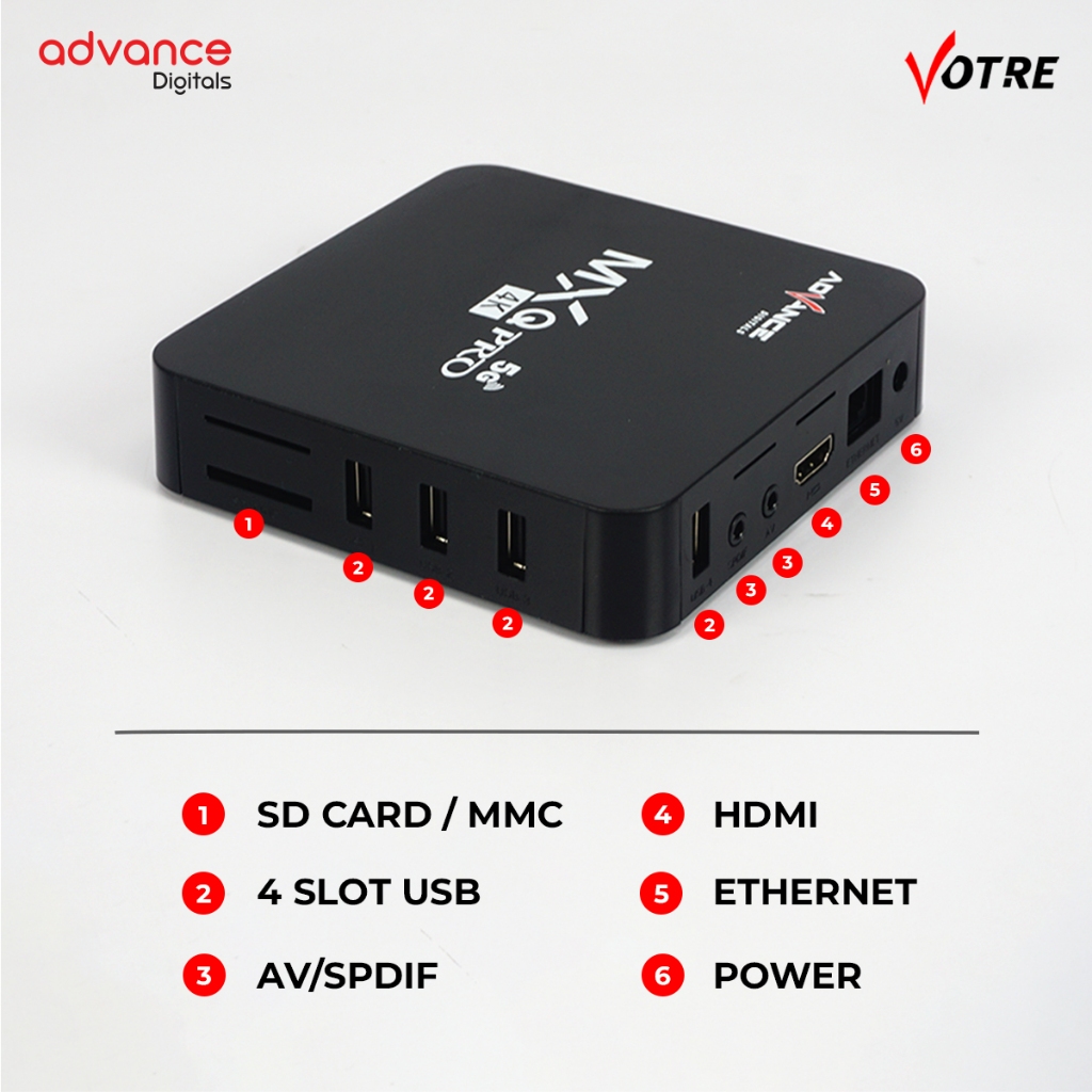 Jual Advance Android TV BOX Advance ATB-01 Garansi Resmi 1 Tahun ...
