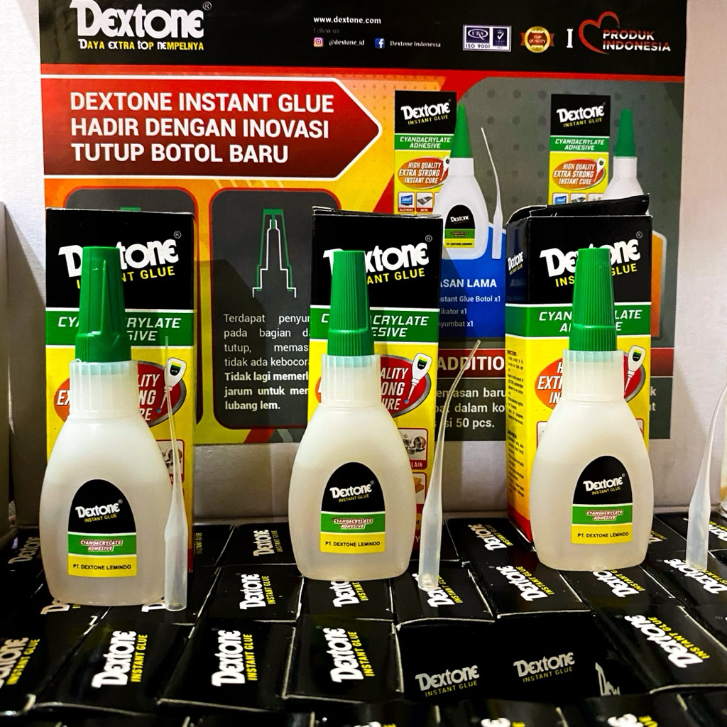 Jual Dextone Lem Korea Instant Super Glue Cyanoacrylate Lem Tetes Super ...