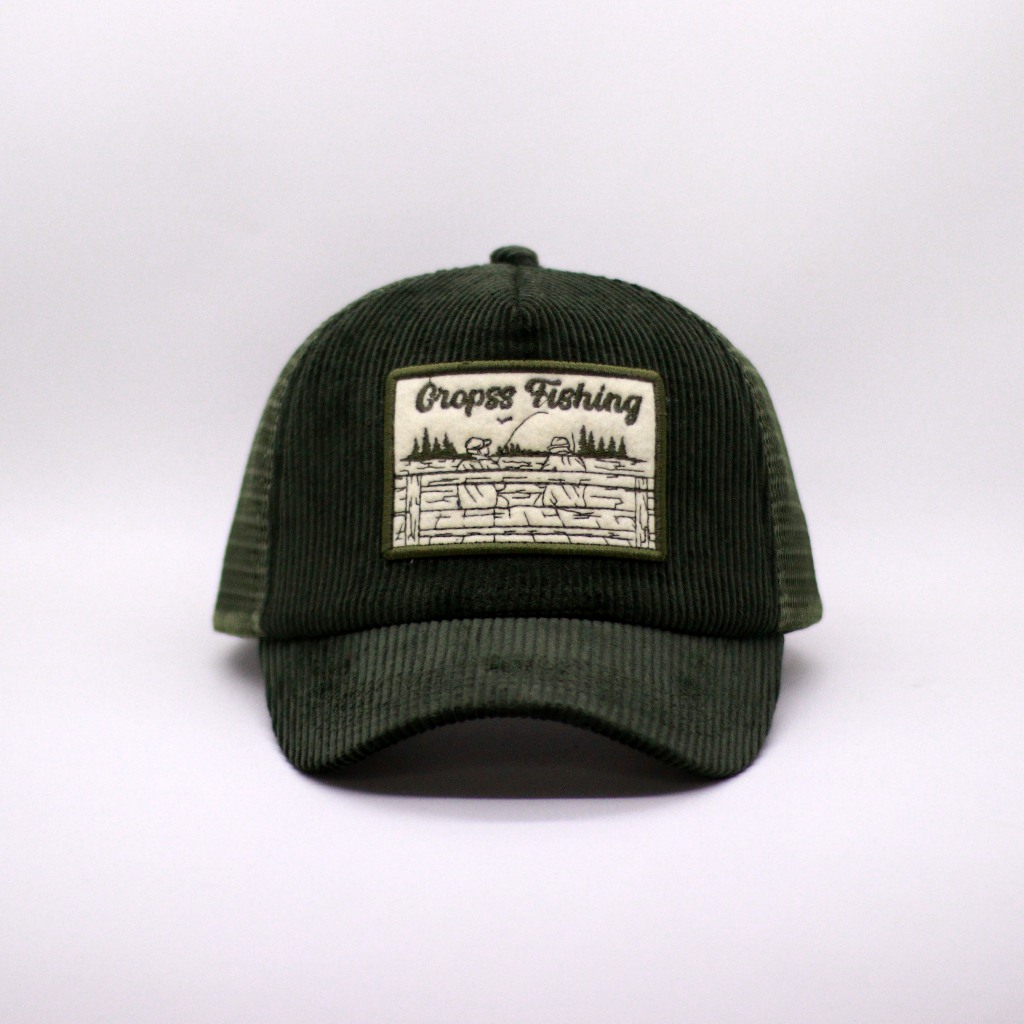 Jual Cropss | Topi trucker topi jaring lidah pendek topi bahan corduroy ...