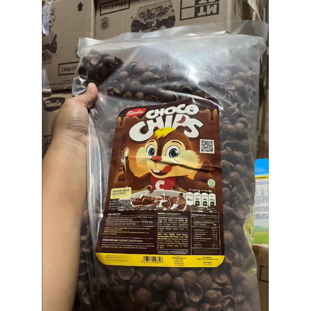 Jual Sereal simba choco chips koko krunch coco 1 kg kiloan isi kemasan ...