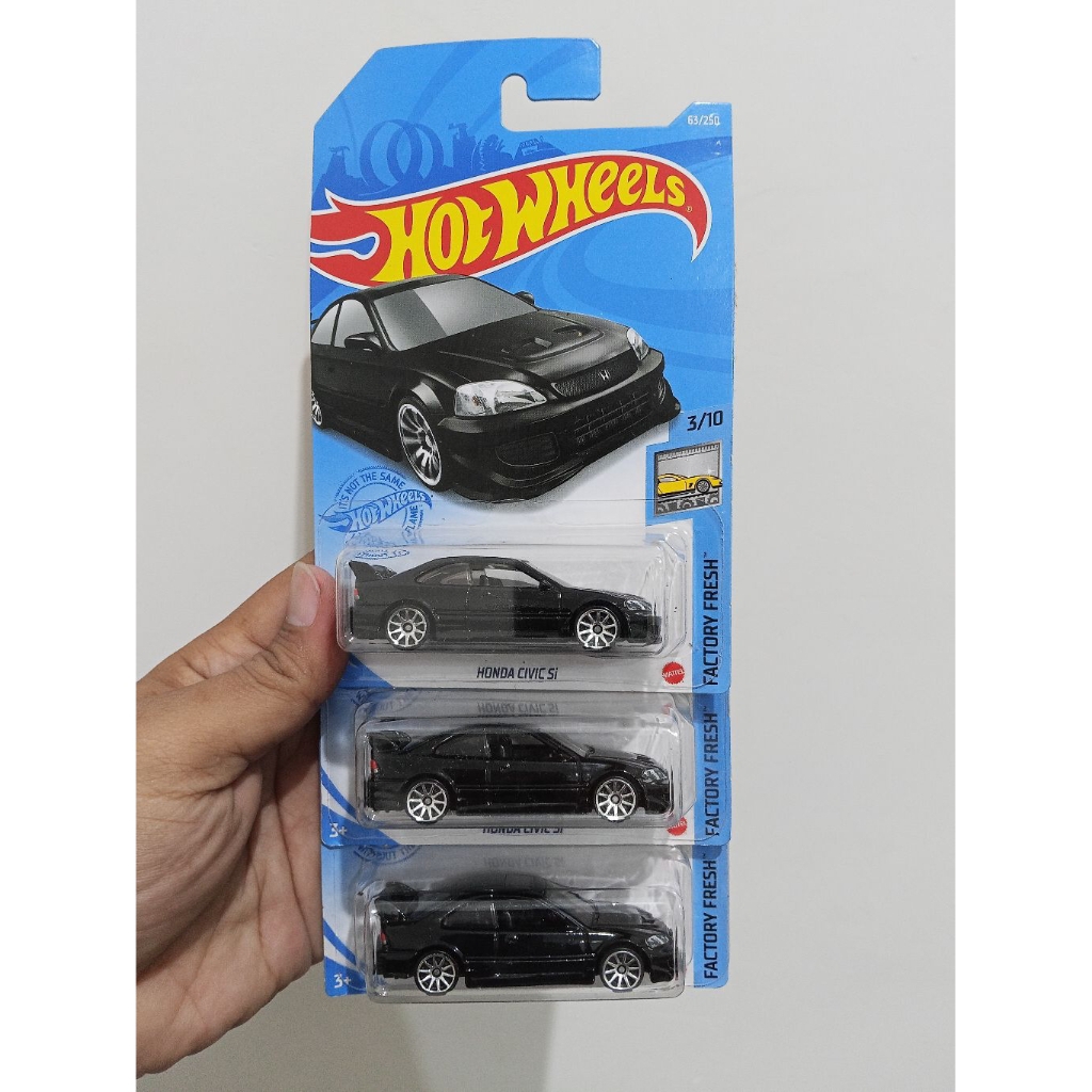 Jual Hot wheels Hotwheels Honda civic si type R Black Ferio hitam