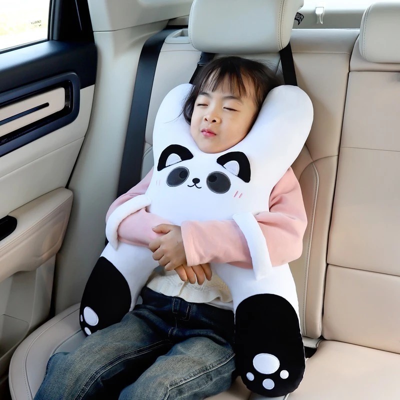 Bantal Sabuk Pengaman Anak, Multifungsi Untuk Melindungi Leher, Tidur Mobil Rdai - foto 4