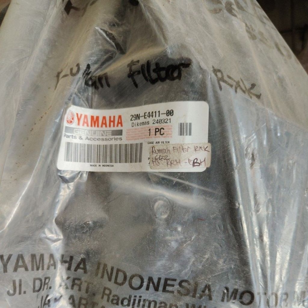 Jual rumah filter rxk asli Yamaha YGP 29n-e4411-00 box filter udara RX ...
