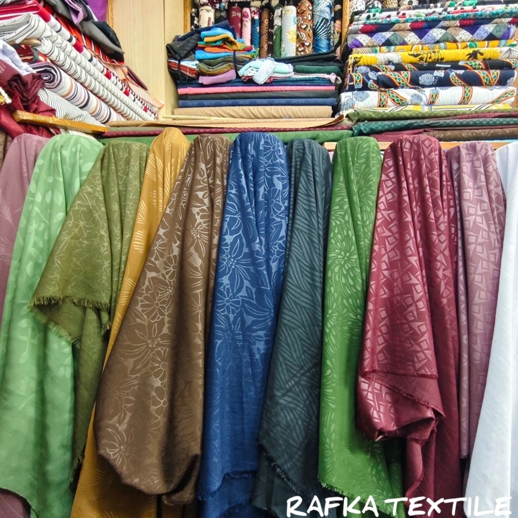 Jual Harga Per Setengah meter/Kain Bahan Emboss/sprei motif terbaru ...