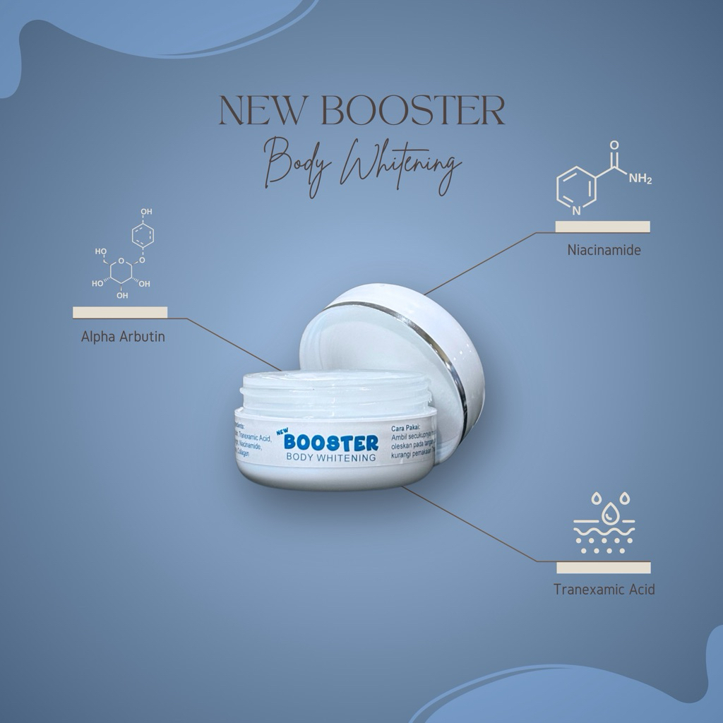 Jual NEW BOOSTER BODY WHITENING 30G | Shopee Indonesia