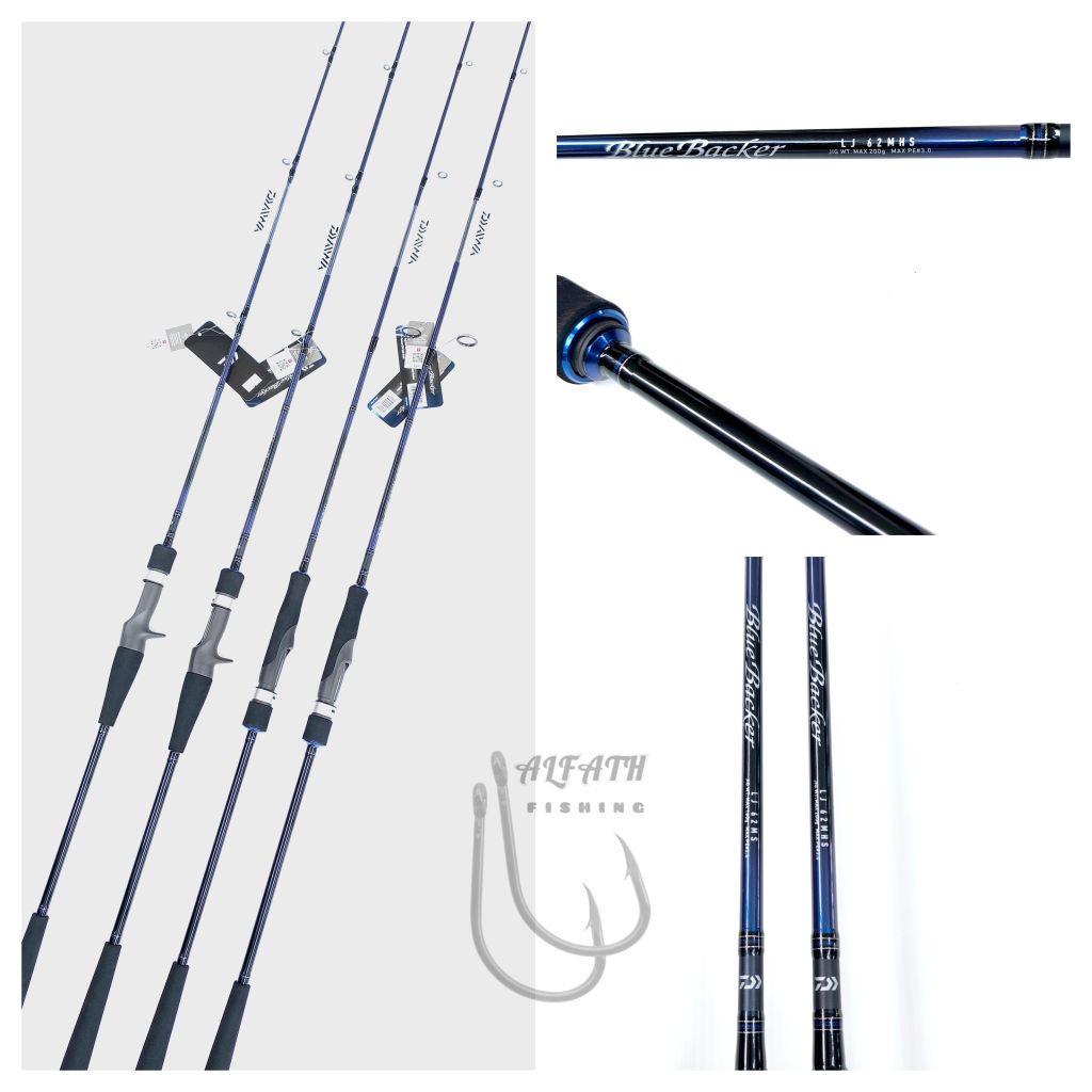 Jual Joran Daiwa BLUE BACKER 2025 LJ 62MS | 62MHS | 62MB | 62MHB ...